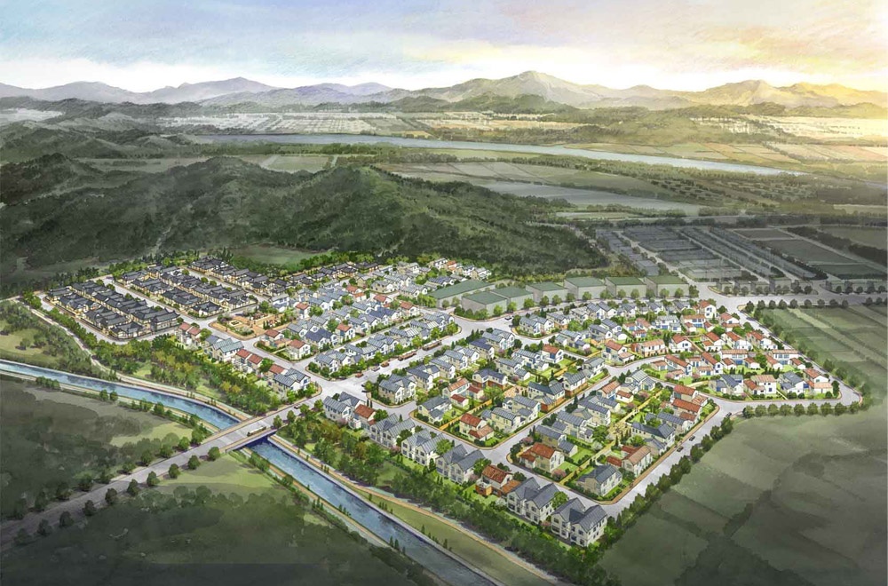 송산그린시티 단독주택단지 현상설계 (입상)